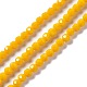 Chapelets de perles en verre à facettes EGLA-J042-35B-07-1