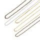 Iron Curb Chains Necklace for Men Women NJEW-JN03959-02-2