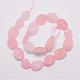 Natürlichen Rosenquarz Perlen Stränge G-UK0005-22-2