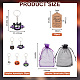 BENECREAT 1 Set Witch/Pumpkin/Ghost/Vampire/Bat PVC Plastic Pendant Keychain KEYC-BC0001-15-2