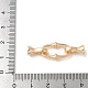 Латунь раз по сравнению с застежками KK-U052-30G-3