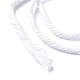 コットン糸  DIYの工芸品について  ギフトラッピングとジュエリー作り  ホワイト  3mm  約109.36ヤード（100m）/ロール OCOR-F014-01S-3