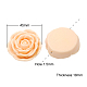 Resin Flower Rose Beads X-RESI-RB111-A86-1