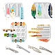 44pcs DIY Haarspange Silikonformen Kit X-DIY-LS0004-01-1