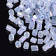 6/0 deux verre taillé perles de rocaille SEED-S033-13B-05-2
