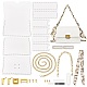 Bricolage coudre sur des kits de sacs à bandoulière pour femmes en cuir pu DIY-WH0034-34G-01-1