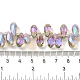 Chapelets de perles en verre électroplaqué&nbsp;EGLA-B006-01A-FR01-4