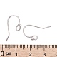925 crochets de boucle d'oreille en argent rhodié STER-I005-49P-3