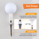 Soporte de pelota de golf de plástico herramienta de pin de cinco garras AJEW-WH0241-44C-4