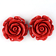 Rose Flower Cinnabar Links X-CARL-Q004-72-1