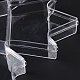 4グリッド透明プラスチックボックス  小さなジュエリーやビーズ用のメープル リーフ ビーズ コンテナー  透明  17.7x17.8x2.55cm  内径：28~97x8~60.5x1.5mm CON-B009-02-4