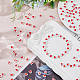 SUPERFINDINGS 250Pcs 5 Styles Acrylic Heart Beads Opaque Red Loose Bead Love Spacer Beads Valentine's Day Beads for DIY Craft Jewelry Bracelets Necklace Making OACR-FH0001-051-5