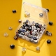 80 stücke 20 stil europäische große loch perlen set für diy schmuckherstellung finding kit DIY-LS0004-10C-7