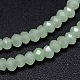 Chapelets de perles en rondelles facettées en verre X-GLAA-M028-2mm-B05-2