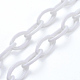 Colliers de chaîne de câble en plastique ABS personnalisés NJEW-JN03310-07-3