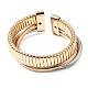 Brazaletes de cadena de serpiente multihilo de hierro bicolor para mujer&nbsp;BJEW-P390-01B-A-2