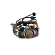 Adjustable Casual Unisex Leather Multi-strand Bracelets BJEW-BB15529-B-1