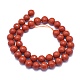 Chapelets de perles en jaspe rouge naturel G-K310-A11-10mm-2