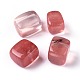 Cerise quartz perles de verre G-E546-03-1
