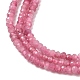 Натуральный розовый турмалин бисер нитей G-RM250101-T2-3