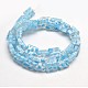 Rectangle Millefiori Glass Beads Strands LK-P024-11-2