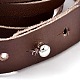 Bracelets avec cordon de cuir à 3-boucles X-BJEW-D348-03C-3