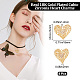 Beebeecraft 1 Box 8Pcs Hollow Heart Charms 18K Gold Plated Heart Pendant Charms with Clear Cubic Zirconia for DIY Necklace Bracelet Earring Jewelry Making KK-BBC0006-97-2