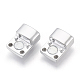 Rectangle Alloy Magnetic Clasps PALLOY-Q312-13-2