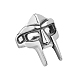 Superfinding ゴシックマスク指輪チタン鋼リング個性的シルバーリング男性の女性のためのヴィンテージパンク指リングコスプレ衣装アクセサリー RJEW-WH0001-12A-1