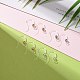 48Pcs 4 Color Eco-Friendly Plastic Earring Hooks STAS-LS0001-01-6