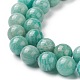 Chapelets de perles en amazonite naturelle G-F461-12-10mm-01-3