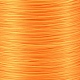 平らな日本の水晶弾性ストレッチスレッド  ブレスレット用ジェムストーンジュエリービーズクラフト作り  ダークオレンジ  0.5mm  約328ヤード（300m）/ロール EW-Z001-A17-3