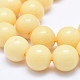 Естественный желтый нефрит бисер нитей G-D0010-02-10mm-3