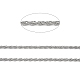 304 Stainless Steel Rope Chains CHS-G027-08B-P-2