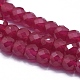 Perles de rubis / corindon rouge naturelles G-D0013-64-3