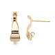 Accessoires de clous d'oreilles en laiton KK-N233-013-NF-3
