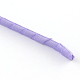 ヘアアクセサリーアイアン製ヘアバンドパーツ  布で覆わ  紫色のメディア  110~120mm OHAR-Q042-010C-3