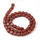Natural Red Agate Beads Strands G-G297-8x10mm-03A-2