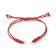Accesorios para hacer pulseras de cordón trenzado de nailon ajustable AJEW-JB01096-2