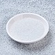 MIYUKIラウンドロカイユビーズ  日本製シードビーズ  (rr284) 白い線が入った結晶 ab  11/0  2x1.3mm  穴：0.8mm  約5500個/50g SEED-X0054-RR0284-1