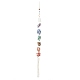 ジェムストーンペンダントの飾り  木綿糸で  ナゲット  630mm AJEW-I059-10-1