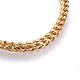 304 Stainless Steel Wheat Chain Necklaces NJEW-H493-16G-A-2