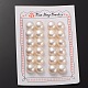 Perle coltivate d'acqua dolce perla naturale PEAR-E001-19-1