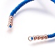 Fabbricazione di braccialetti di perline intrecciati con corde di nylon BJEW-F360-FRG-3