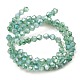 Chapelets de perles en verre imitation jade GLAA-P058-02A-03-2