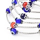 Five Loops Wrap Bracelets BJEW-JB04656-04-3
