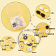 Pandahall elite diy yin yang match kit de fabricación de pulseras para parejas DIY-PH0009-64-4