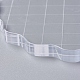 アクリルスタンピングブロックツール  グリッド線付き  装飾的なスタンプブロック  スクラップブッキング工芸品作成用  花  透明  100x7mm X-OACR-WH0003-26A-2