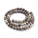 Natural Gemstone Beads Strands X-G-D062-6mm-1-2