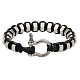 Alloy Bead Bracelets BJEW-L616-10A-1